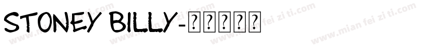 Stoney Billy字体转换